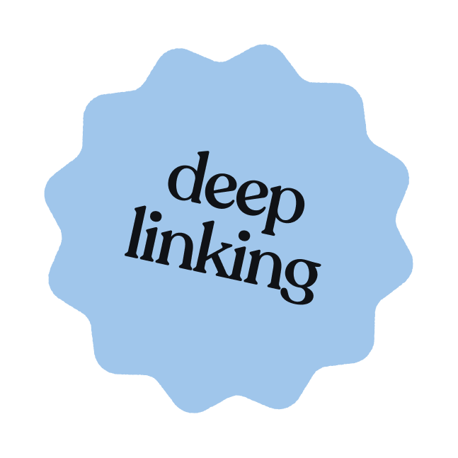 Deep linking